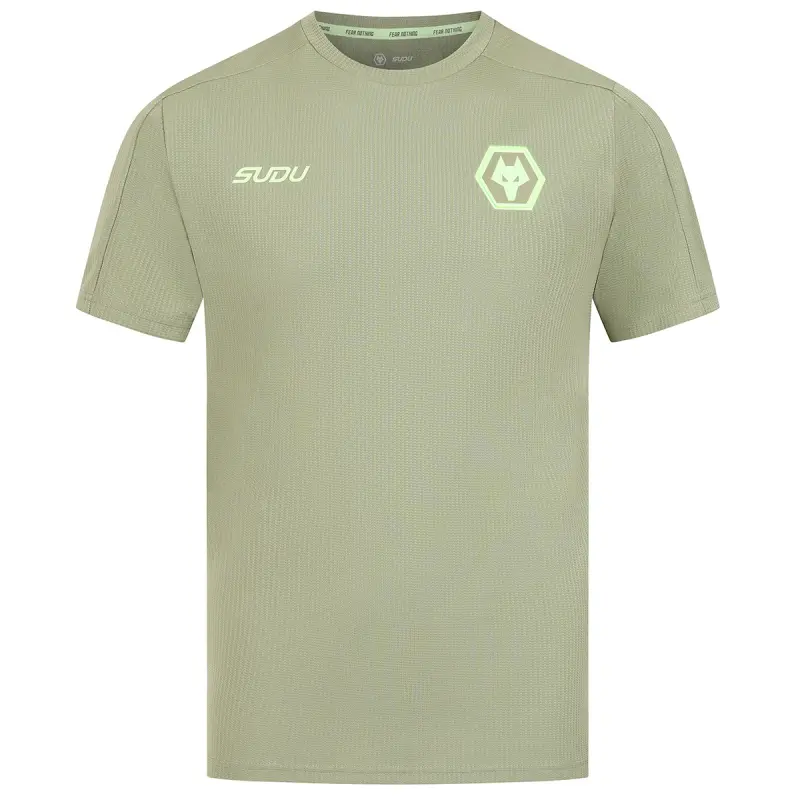 Wolverhampton Wanderers Shop | 2025-26 Players Travel T-Shirt – Khaki Wolverhampton Wanderers Merchandise